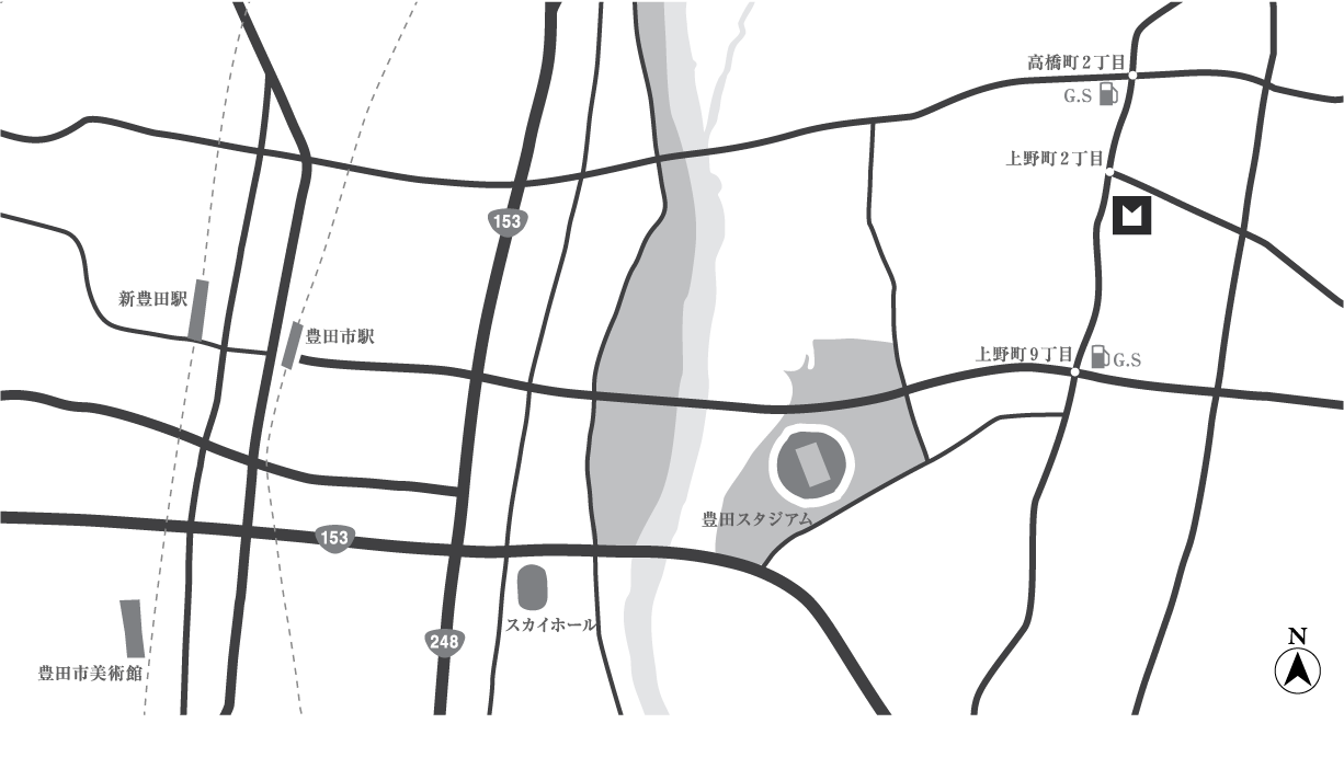 マケットの周辺地図